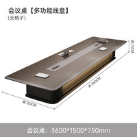 Table de réunion moderne de Foshan, grande table de conférence pour 30 personnes avec microphone