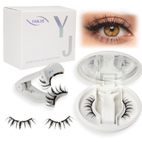 Cils magnétiques doux 3D réutilisables et personnalisables, imperméables, sans colle, avec applicateur, longs et naturels, emballage personnalisé