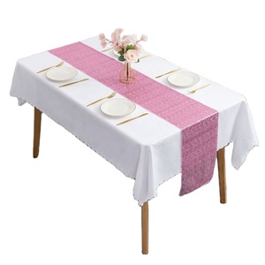 Nappe rectangulaire de luxe à paillettes dorées foncées pour décoration de mariage, chemin de table, fête - Product Image 4