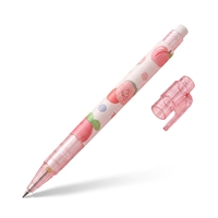 Cartoon-Pfirsich Druckbleistift 0,5mm Automatischer Druckbleistift Schüler-Prüfungs-Schreibstift
