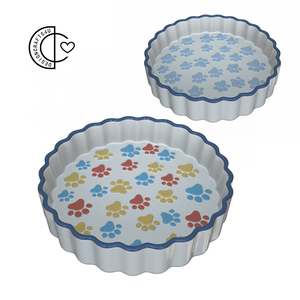 Comedero Portátil <span class=keywords><strong>de</strong></span> Cerámica para Mascotas <span class=keywords><strong>de</strong></span> Alta Calidad, Ecológico, con Logotipo Personalizado, Antideslizante, para Perros y Gatos, Uso Interior y Exterior, Saludable - Product Image 1
