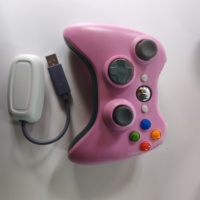 Manette de jeu sans fil 2,4 G pour Xbox 360 avec moteur de vibration - Joystick 3D - Télécommande de jeu