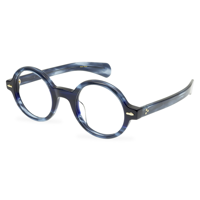 American Style Acetate Glasses Frame Large Size Round Optical Frame for Male