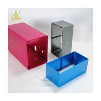 Boîtier industriel électronique de coque d'équipement en aluminium 6063 T6 personnalisé