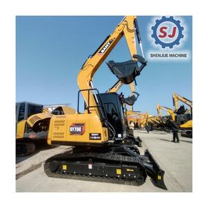 Excavadora de cadenas Sany 75C usada, de alta calidad y bajo precio, en stock. ¡Gran oferta! Modelos Ys 75, 75c-9, Sy75, Sany75C. - Product Image 1
