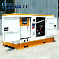 Alternateur électrique DC à refroidissement par eau 500 kVA à faible consommation de carburant, personnalisable, OEM, générateur diesel silencieux triphasé ATS
