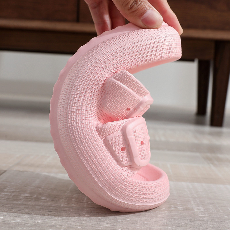 New Thick Platform Bathroom Home Slippers Women Men Eva Outdoor Slides Sandals