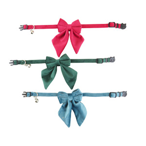 Nuovo <span class=keywords><strong>Collare</strong></span> per Animali Domestici di Design, Stile Macaron per Tutte le Stagioni, Colori Solidi, <span class=keywords><strong>Collare</strong></span> per <span class=keywords><strong>Gatti</strong></span> con Campanello e Fiocco, Colori e Campanelli Personalizzabili - Product Image 3