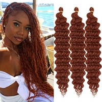 Directement de l'usine, tresses Goddess pré-bouclées de 12 à 30 pouces avec pointes bouclées, 100% cheveux humains, tresses au crochet pour femmes