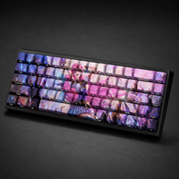 Ensemble de touches de clavier personnalisées LOL Seraphine, 68 touches, impression latérale, PBT, sublimation par transfert, pour clavier mécanique de jeu, vente en gros OEM