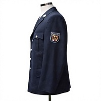 Veste tunique unie vintage allemande enduite pour homme, imperméable, coupe-vent, respirante, 3 boutons, poches avant, tenue de travail hivernale