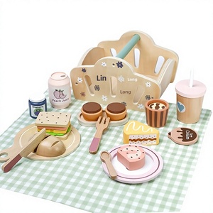 Juego de Madera Educativo y Divertido con Diseño de Tronco para Niños, Kit de Fiesta del Té y Atrapa Insectos al Aire Libre, Edades 4-6 - Product Image 1