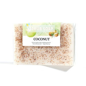 สบู่ขัดผิวมะพร้าวสูตรเฉพาะสำหรับผู้ชายและผู้หญิง ช่วยผลัดเซลล์ผิวสำหรับใบหน้าและผิวกาย ทำความสะอาดรูขุมขนอย่างล้ำลึก ลดรอยสิว บำรุงผิวให้นุ่มนวล - Product Image 5