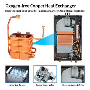 Calentador de Agua Inteligente de <span class=keywords><strong>Gas</strong></span> Natural de 8-16L con Temperatura Constante para Uso Doméstico, en Autocaravanas y al Aire Libre - Nuevo - Product Image 4