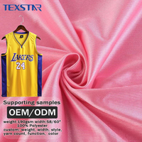 Tissu tricoté 100 % polyester Dazzle respirant pour vêtements de sport, uniformes de basketball et maillots de sport
