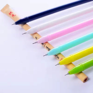 Fabrika Toptan Satış Yaratıcı Karikatür Hayvan Tasarımlı Rastgele 0.5mm Nötr Kalem Öğrenci Kırtasiye Siyah Jel Kalem İmza Kalemi - Product Image 4