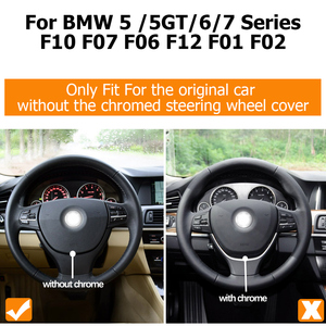 Garniture de volant de voiture intérieure améliorée en usine pour BMW Série 5 5GT 6 <span class=keywords><strong>7</strong></span> F10 F11 F07 F06 F12 F01 F02 32336787421 - Product Image 2