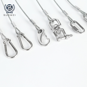 Accesorios para Lámparas LED, Sujetador de Cables, Protección de Seguridad Personalizada, <span class=keywords><strong>Cable</strong></span> de Acero para Luces Colgantes, Kits de Cables de Seguridad - Product Image 3