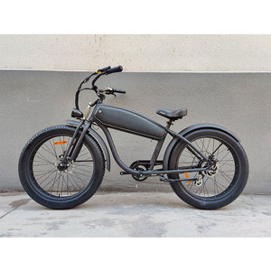 Vélo électrique vintage à pneus larges de 26 pouces avec dérailleur 7 vitesses, pneus Fat 26x4.0, style 750w Fat - Product Image 4