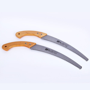 Curved Handle Pruning Saw 350mm High Carbon Steel Blade With Sheath For Woodworking And Garden Use - Product Image 2