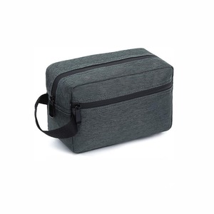 Sac de toilette de voyage pliable multifonction en tissu Oxford, grande capacité, imperméable, unisexe, usage quotidien, couleur unie - Product Image 4