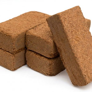 Bloque de Turba de Coco Eco2go Vietnam de Alta Pureza (99%), Bajo EC, Lavado, Comprimido, Tamaño Personalizado, Biodegradable, Listo para Usar, Sustrato para Invernadero - Product Image 1