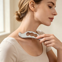 Outil Gua Sha en acier inoxydable, grattoir musculaire, outil de physiothérapie IASTM, outil de massage, mobilisation des tissus mous, planche de grattage corporel