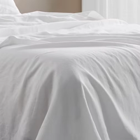 Vente en gros d'usine, ensemble de draps en coton biologique 100%, ensemble de literie de luxe pour hôtel, super doux