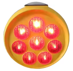 Girasole strobo solare ambra LED lampeggiante traffico luce di avvertimento per la sicurezza stradale con il prezzo all'ingrosso - Product Image 1