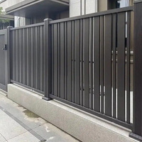 Paravent de terrasse à lames orientables résistant au vent, clôture de jardin extérieure à flux d'air réglable avec angles de lames personnalisables