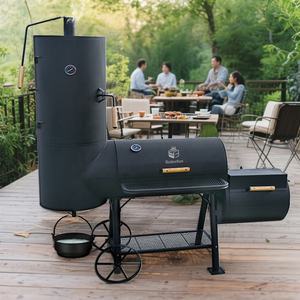 Meilleures ventes Grand <span class=keywords><strong>barbecue</strong></span> au <span class=keywords><strong>charbon</strong></span> de bois <span class=keywords><strong>Barbecue</strong></span> Grill Smoker Grand fumoir <span class=keywords><strong>Barbecue</strong></span> Fumoir décalé <span class=keywords><strong>sur</strong></span> roues pour patio et jardin - Product Image 1