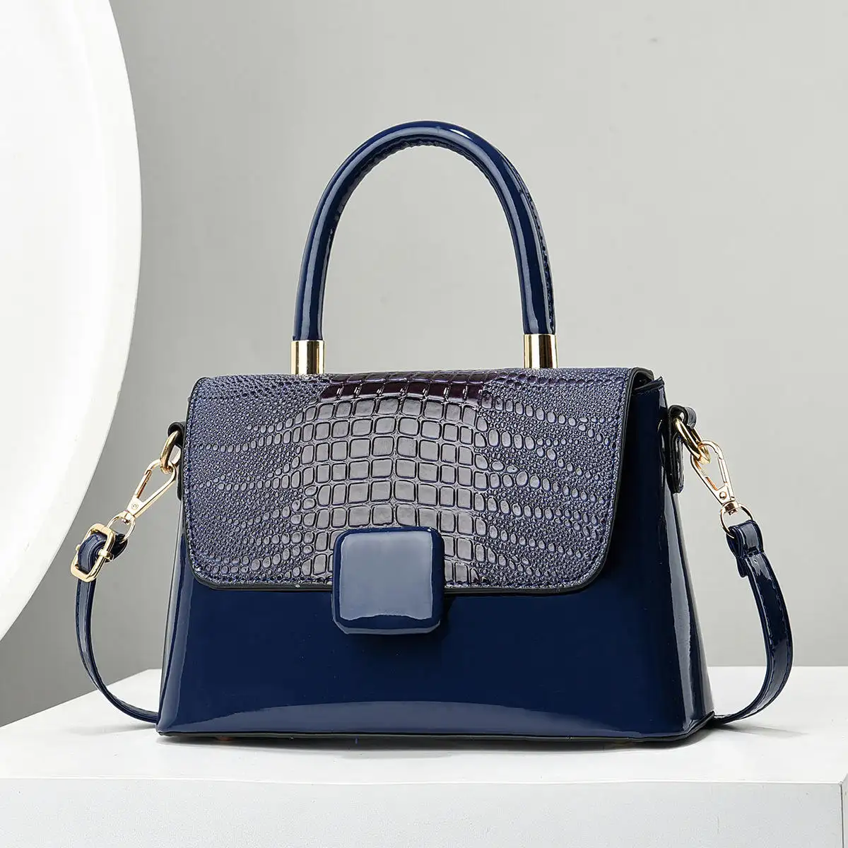 2024 New Style Fashion Women Hand Bags Alligator Leather Women Shoulder Crossbody Bag Ladies Purses And Handbags