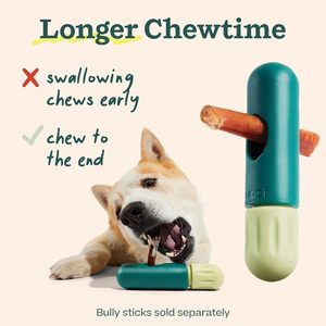 WOOF BullySafe - Soporte para <span class=keywords><strong>Bully</strong></span> Stick - Soporte Duradero para Masticar para Perros, para un Juego Seguro y Duradero, Fácil de Limpiar, Sin Más Peces de Ganso en la Boca - Product Image 5