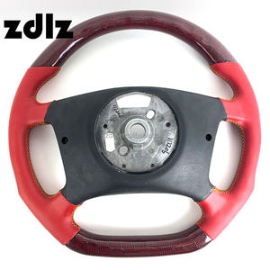 Volante Personalizado de Cuero Rojo Liso con Fibra de Carbono en Forma de Panal para <span class=keywords><strong>BMW</strong></span> <span class=keywords><strong>E30</strong></span> E46 M3 E38 E39 E53 320 325 <span class=keywords><strong>330</strong></span> - Product Image 6