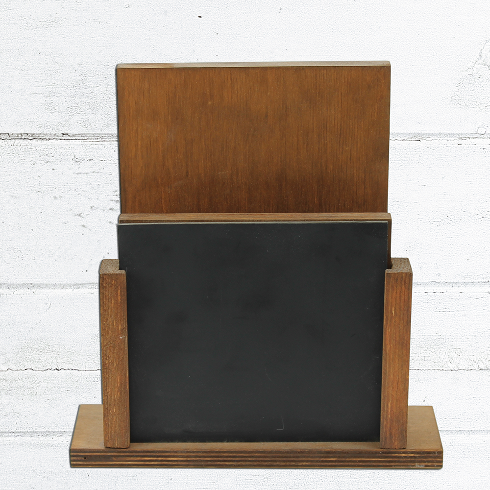 Tableau Noir En Bois 20x30 Cm Avec Craies - Pour Cuisine, École, Bar, Décoration Murale