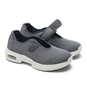 Chaussures diabétiques à <span class=keywords><strong>coussin</strong></span> d'air extra larges confortables de grande taille Œdème <span class=keywords><strong>Grossesse</strong></span> saine Maman Chaussures pour neuropathie Gonflement - Product Image 5