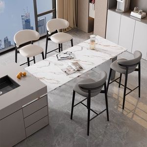 Ghế ăn bán chạy nhất, Ghế Quầy <span class=keywords><strong>Bar</strong></span> đảo bếp và chiều cao quầy, ghế cao chân đơn giản hiện đại - Product Image 3