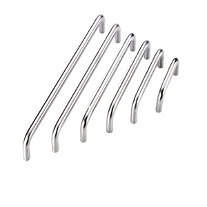 Poignée de meuble moderne en acier inoxydable en forme de U pour tiroirs de cuisine, commodes, chambres, salles de bain et salons - Product Image 5