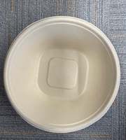 Bol en bagasse de canne à sucre à fond carré de 48 oz, en fibre végétale, pour la restauration