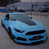 Nouveau kit carrosserie en fibre de carbone pour Mustang, améliorations de deuxième génération, style RBT, extension d'aile, pare-chocs avant, capot, diffuseur, spoiler