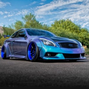 Spoiler Anteriore in Fibra di Carbonio Stile S, Splitter per Paraurti Anteriore per <span class=keywords><strong>9</strong></span> 2006-2009 per g37 - Product Image 2