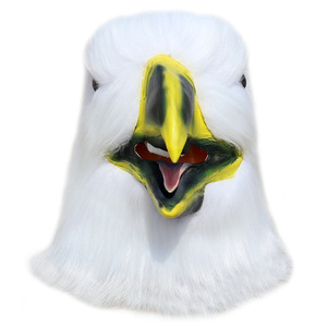 Máscara de Husky de Peluche, Talla Única, Disfraz de Halloween, Cosplay, Accesorio de Cabeza de Animal - Product Image 4