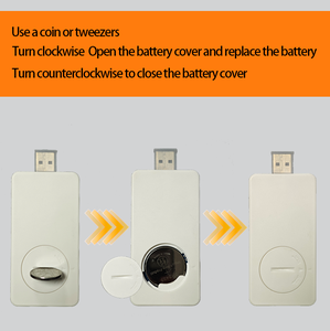 Registrador de humedad y temperatura de almacenamiento industrial Batería reemplazable USB Monitor de humedad de temperatura farmacéutica - Product Image 5