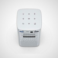Projecteurs Android 9.0 2.4 + 5g Dual-band Wifi 180 Ansi Lumen Video Beamer 3D Stereo Sound Home Theater Mini Projector 4K