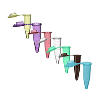 Tubes de microcentrifugation jetables de haute qualité en PP de qualité médicale, résistants à la chaleur, à fond conique, plusieurs couleurs - 1,5 ml