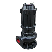 Pompe à eaux usées en acier inoxydable 380V résistant à la corrosion 100-200 L/min WQ pompe à eaux usées submersible