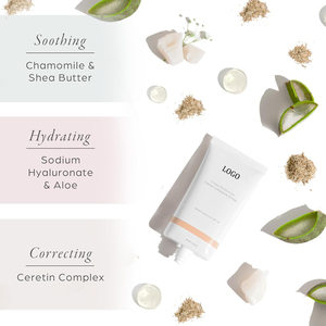 Fond de teint minéral résistant à l'eau à couverture complète longue durée pour peau noire fond de teint crème blanchissante hydratante - Product Image 4