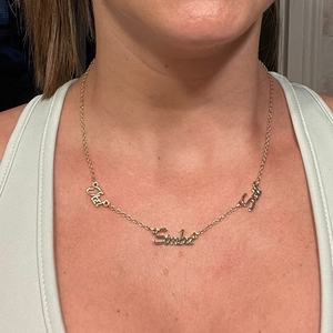 Çoklu isimleri özel kolye 3,4,5,6 isim levhaları kişiselleştirilmiş takı kalp mektubu paslanmaz çelik altın - Product Image 4