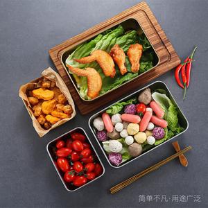 Stainless Steel Food Storage Container Rectangle Gold Color For Party And Hotel Meals - Product Image 4