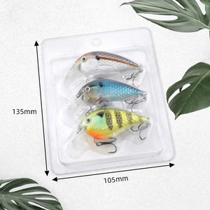 Kẹp Hộp bao bì nông lặn vuông Bill Crankbait bán buôn Crank Mồi Câu Cá <span class=keywords><strong>Kit</strong></span> Set cranking mồi câu cá bass <span class=keywords><strong>Kit</strong></span> - Product Image 1